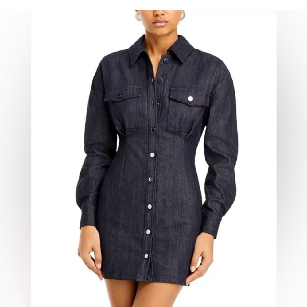 Line and dot Women's Denim Dress